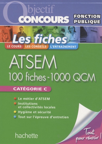 Les Fiches Atsem - 100 Fiches - 1000 Qcm