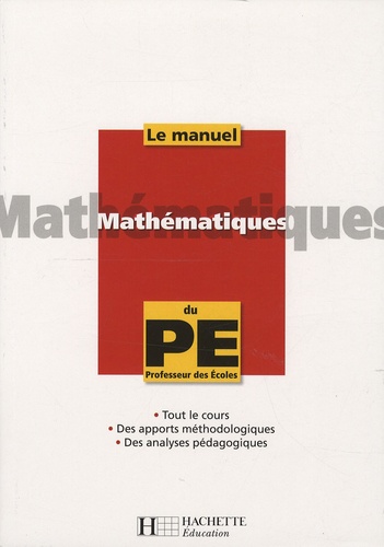 Mathématiques Du Professeur Des Ecoles