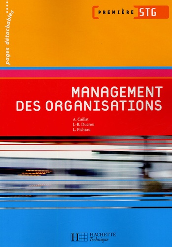 Management Des Organisations 1e Stg