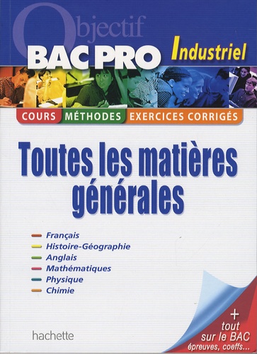 Toutes Les Matières Bac Pro Industriel