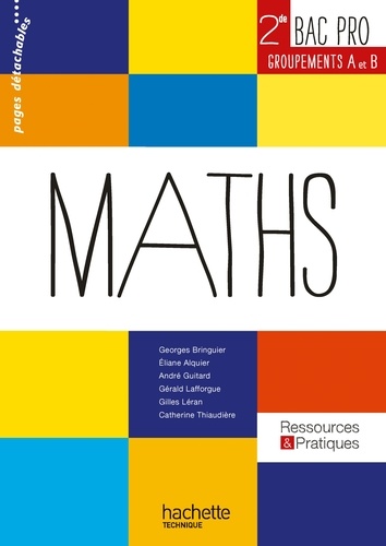 Maths - 2de Bac Pro - Groupements A Et B