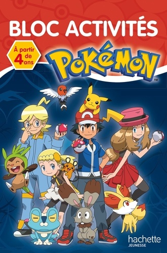 Bloc Activités Pokémon - A Partir De 4ans