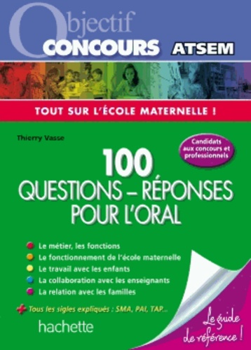 Atsem 100 Questions-Réponses Pour L'oral