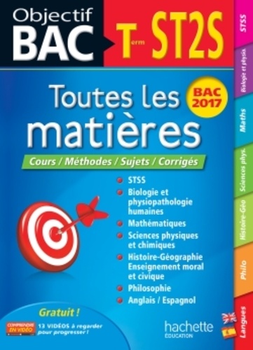 Toutes Les Matières Terminale St2s - Cours / Méthodes / Sujets / Corrigés