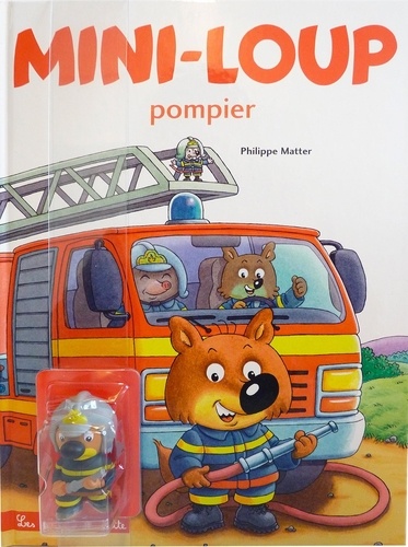 Mini-Loup - Mini-Loup Pompier - Avec 1 Figurine De Mini-Loup Pompier