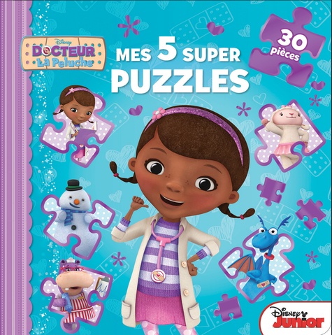 Docteur La Peluche - Mes 5 Super Puzzles (30 Pièces)