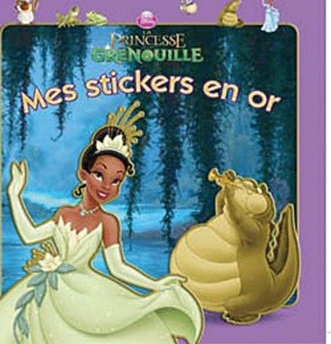 La Princesse Et La Grenouille - Mes Stickers En Or