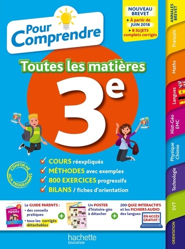 Toutes Les Matières 3e - Edition 2018