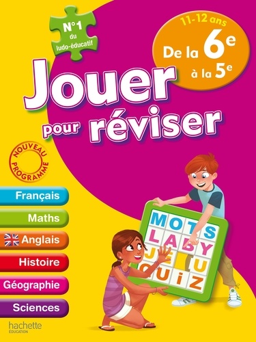 Jouer Pour Réviser De La 6e À La 5e - Avec Un Crayon-Gomme