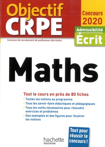 Maths - Admissibilité Écrit - Edition 2020