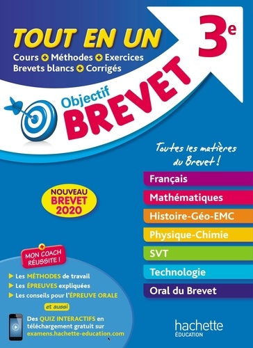 Objectif Brevet 3e - Tout En Un - Edition 2019