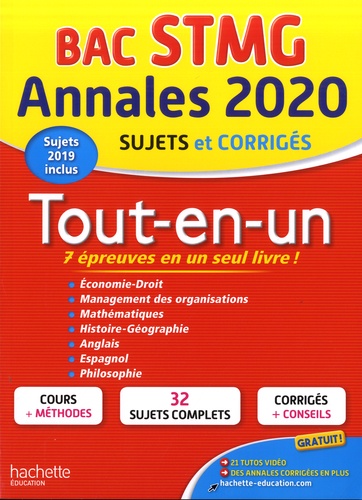 Annales Tout-En-Un Bac Stmg - Sujets Et Corrigés
