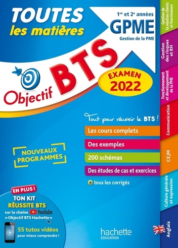 Toutes Les Matières Bts 1re Et 2e Années Gpme