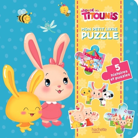 Mon Petit Livre Puzzle Monde Des Titounis - 5 Puzzles, 9 Pièces