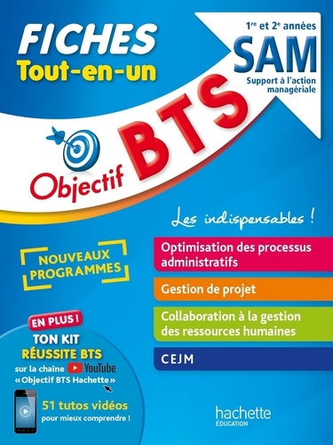 Objectif Bts Sam 1re Et 2e Années - Fiches Tout-En-Un