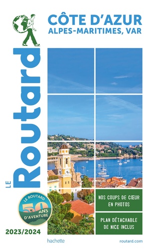 Côte D'azur (1 Plan Détachable) - Guide du Routard 2023-2024