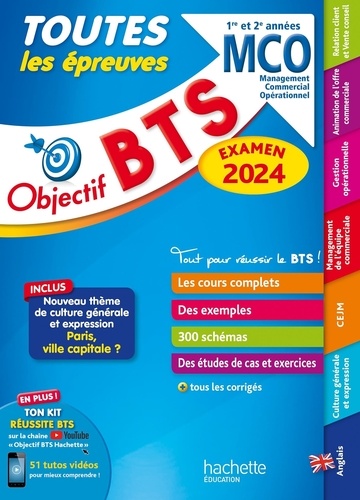 Toutes Les Épreuves Bts Mco 1re Et 2e Années