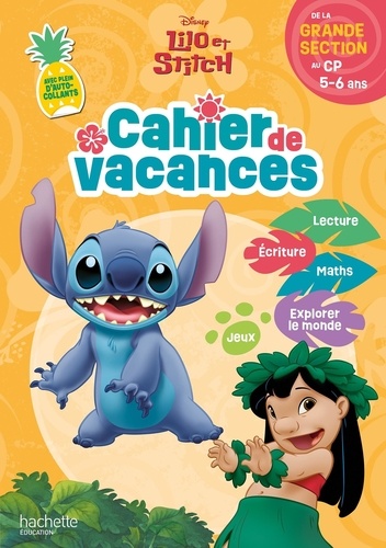 Cahier De Vacances Lilo Et Stitch - De La Grande Section Au Cp