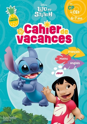 Cahier De Vacances Lilo Et Stitch - Du Cp Au Ce1