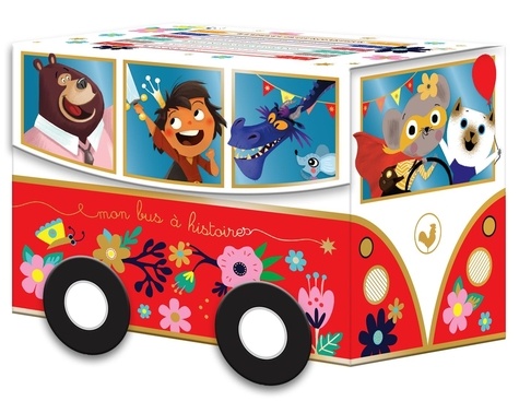 Mon Bus À Histoires - Coffret En 6 Volumes : L'épée Du Petit Roi Arthur - Mon Premier Abcdaire - Papa Bisous - Quand Je Serai Grand - Super Souricette - En Route !
