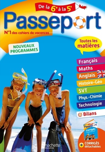 Passeport Toutes Les Matières De La 6e À La 5e - Cahier de vacances 2019