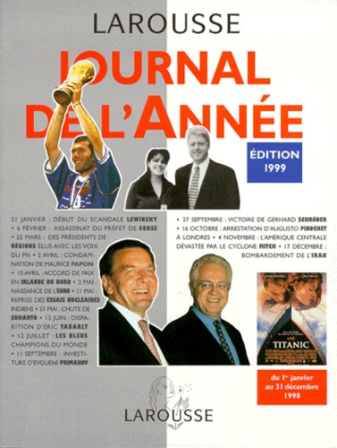 Journal De L'annee 1999 - Du 1er Janvier Au 31 Decembre 1998
