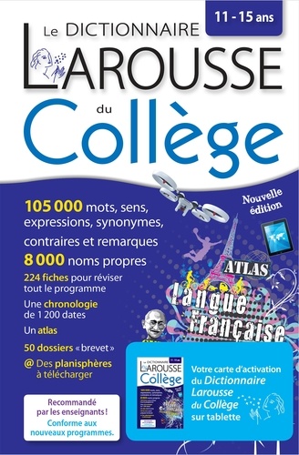 Le Dictionnaire Larousse Du Collège