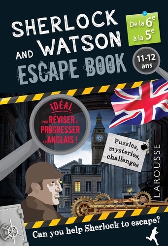 Sherlock And Watson Escape Book Dela 6e À La 5e