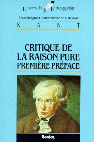 Critique De La Raison Pure