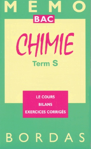 Chimie Terminale S