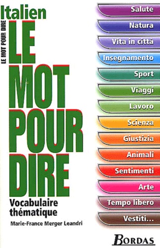 Italien - Vocabulaire Thematique