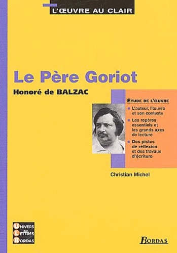 Le Père Goriot, Honoré De Balzac