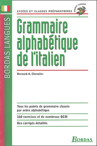 Grammaire Alphabétique De L'italien