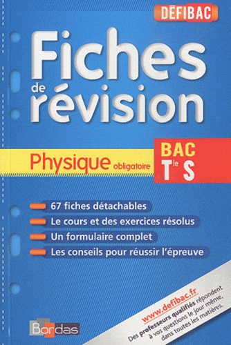 Physique Tle S - Fiches De Révision