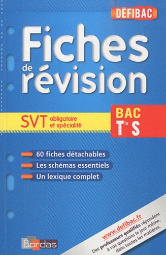 Svt Tle S - Fiches De Révision