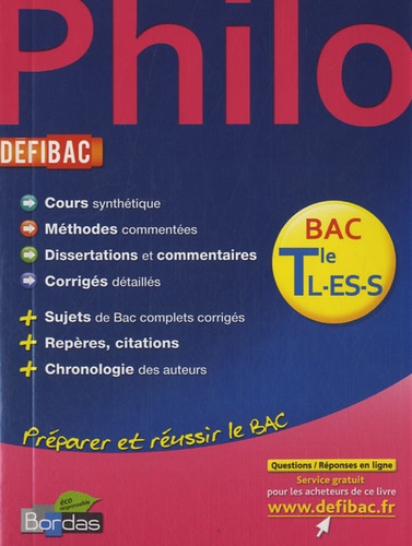 Défibac Philo Tles L-Es-S