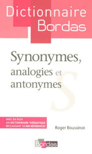 Synonymes, Analogies Et Antonymes