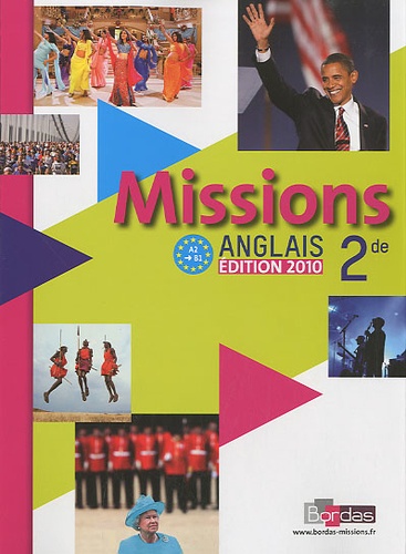 Anglais 2e Missions - A2/B1 (1 Cd Audio)