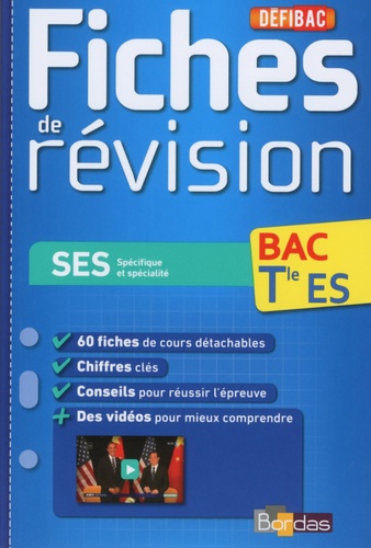Ses Spécifique Et Spécialité Tle Es - Fiches De Révision