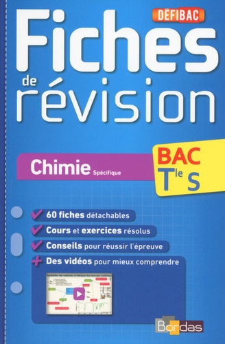 Chimie Spécifique Tle S - Fiches De Révision - Edition 2015
