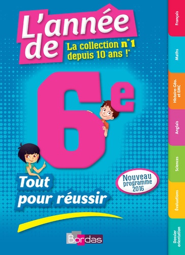 L'année De 6e - Edition 2016