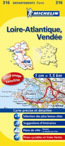 carte Michelin n°316 Loire-Atlantique, Vendée