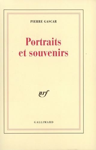 Portraits Et Souvenirs
