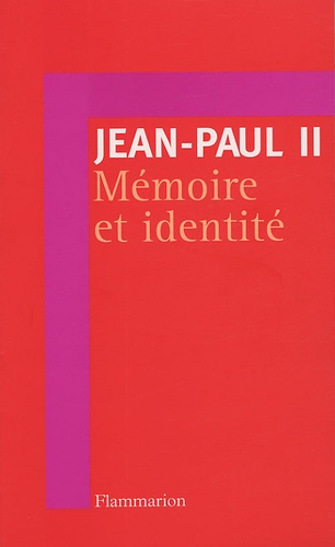 Mémoire Et Identité - Conversations Au Passage Entre Deux Millénaires