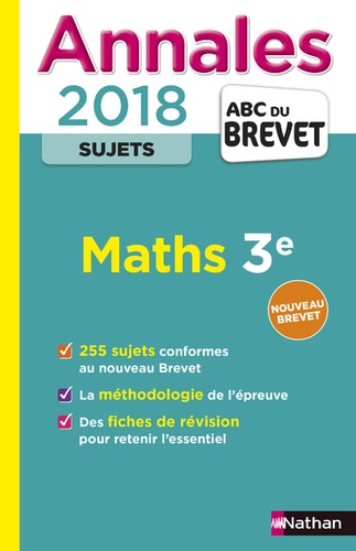 Maths 3e - Sujets
