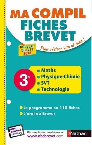 Maths, Physique-Chimie, Svt, Technologie 3e - Edition 2018