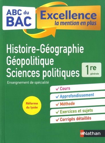 Histoire-Géographie, Géopolitique, Sciences Politiques Enseignement De Spécialité 1re - Edition 2019