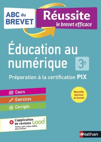 Education Au Numérique 3e - Préparation À La Certification Pix