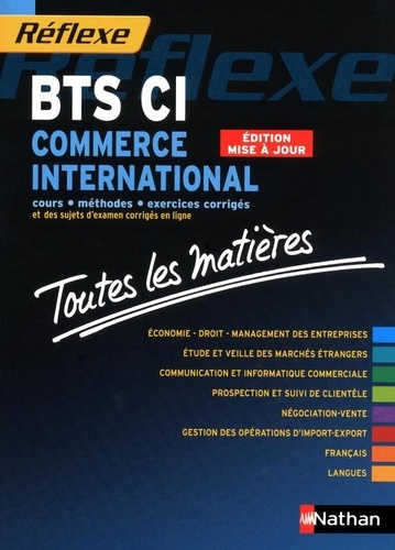 Bts Ci Commerce International - Toutes Les Matières