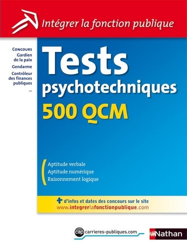 Tests Psychotechniques - 500 Qcm
